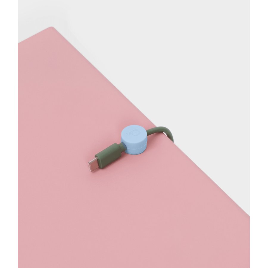 Pedestal Kabelclips, Powder Blue